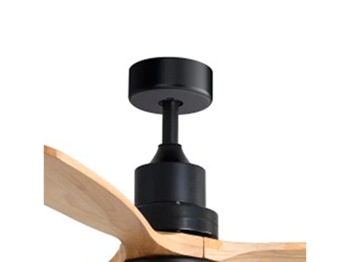 Ventilador de techo Alm 4056 Universal Blue luz LED Wifi 26W negro