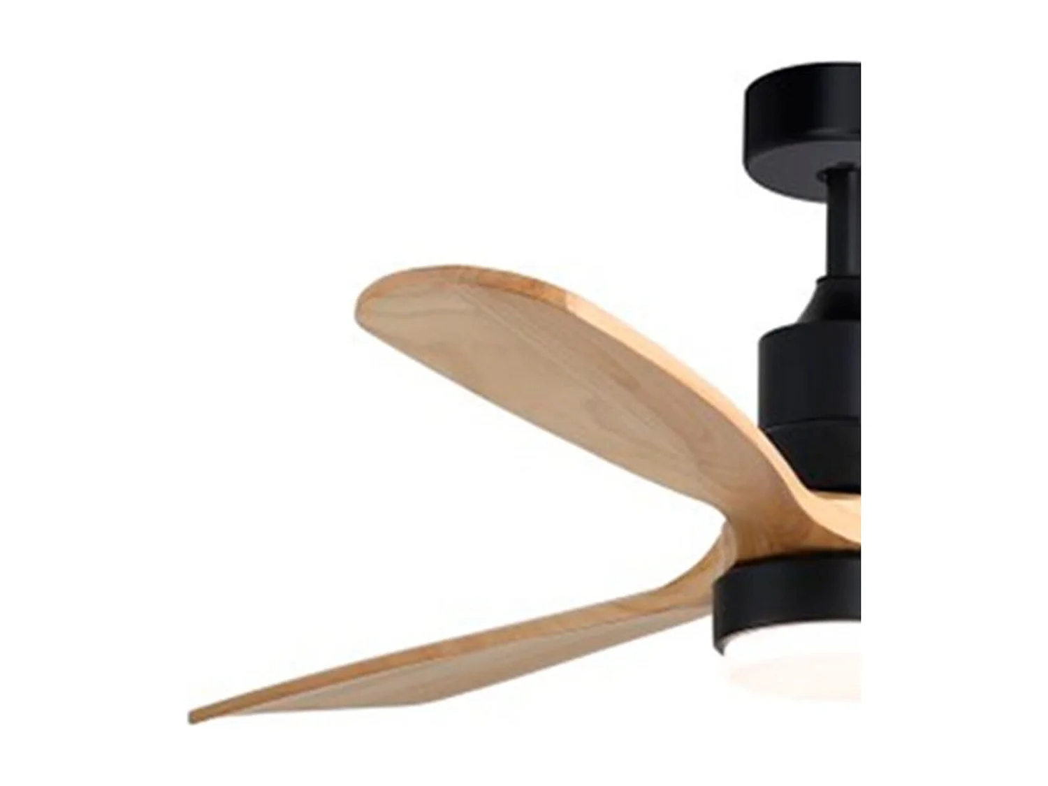 Ventilador de techo Alm 4056 Universal Blue luz LED Wifi 26W negro