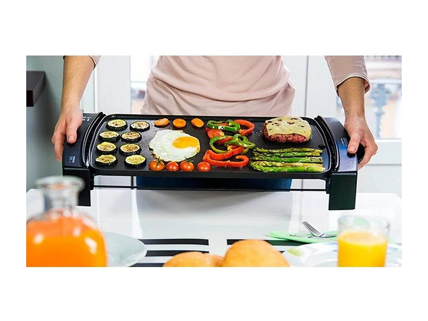 Plancha cocina Cecotec Black&Water 2500 W