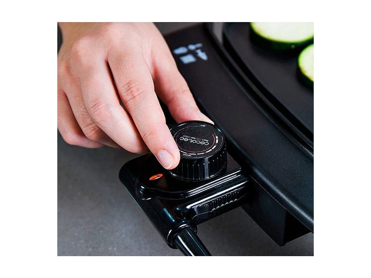 Plancha cocina Cecotec Black&Water 2500 W