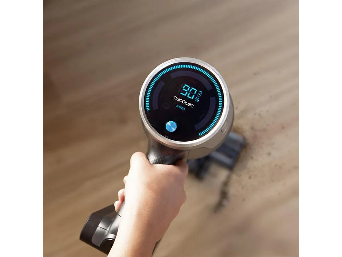 Aspirador escoba Cecotec Conga Rockstar RS50 400W cepillo XL 130 m² negro