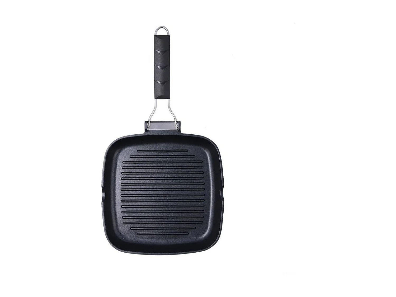 Asador Ebano Quid con asa plegable aluminio fundido 24 cm