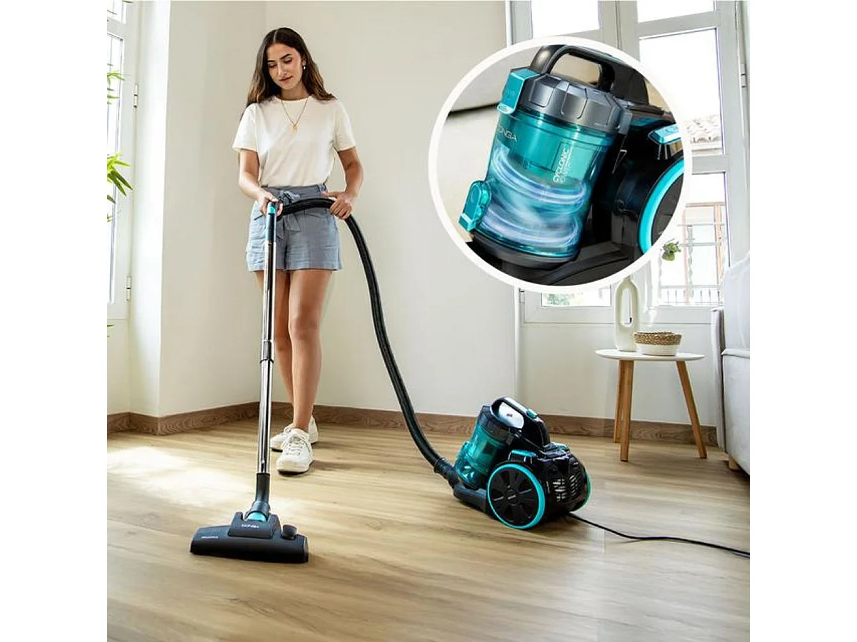 Aspirador de trineo Conga Powerbag 2000 Compact Plus 800W 2L negro