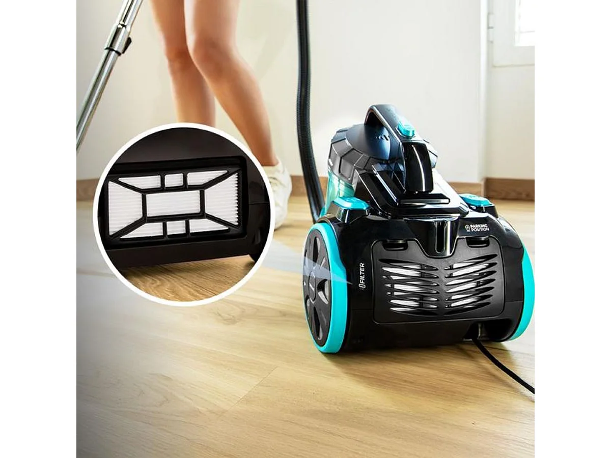 Aspirador de trineo Conga Powerbag 2000 Compact Plus 800W 2L negro