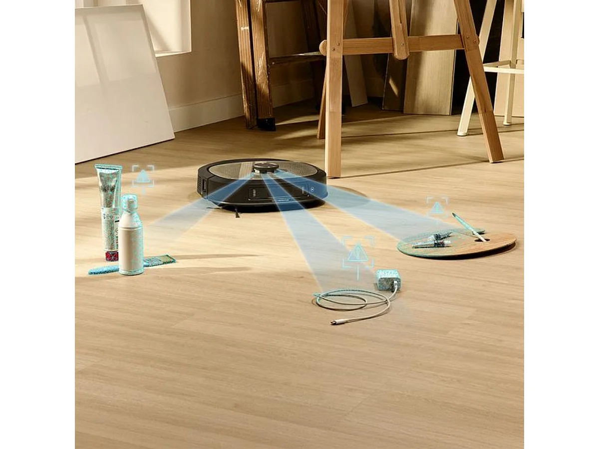 Robot aspirador Cecotec Conga Z100 20000Pa mopa bimaterial XXL autovaciado negro