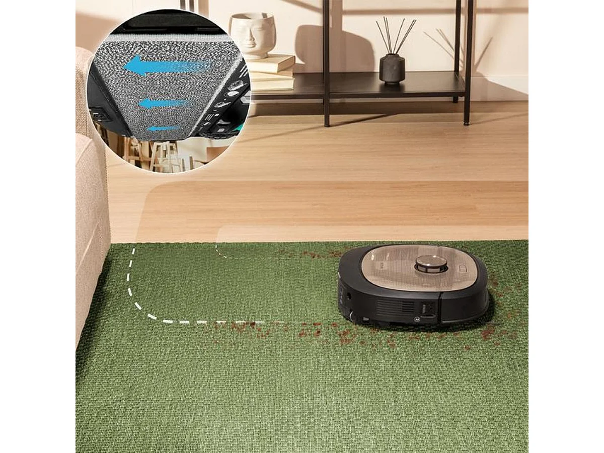 Robot aspirador Cecotec Conga Z100 20000Pa mopa bimaterial XXL autovaciado negro