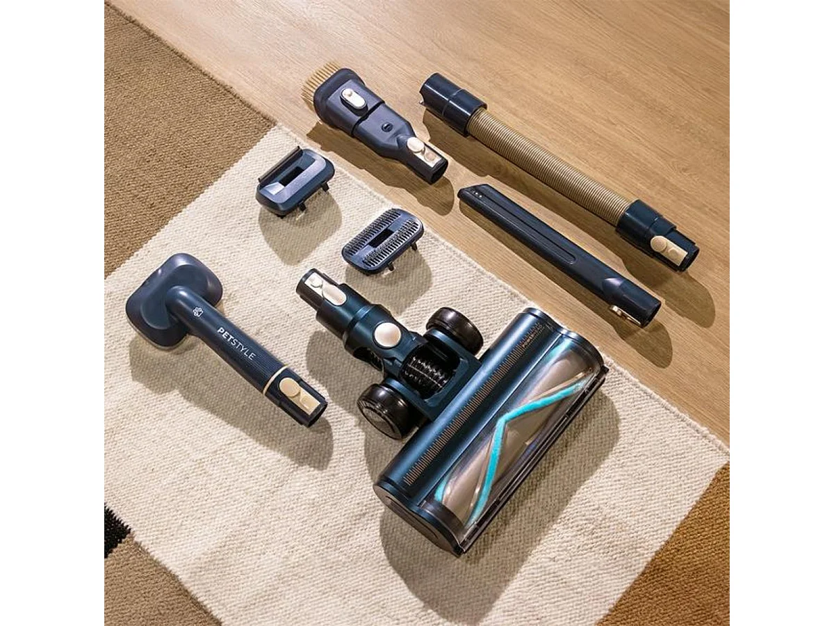 Aspirador escoba Conga Rockstar RS90 Pet Flex 600W tubo flexible negro/dorado