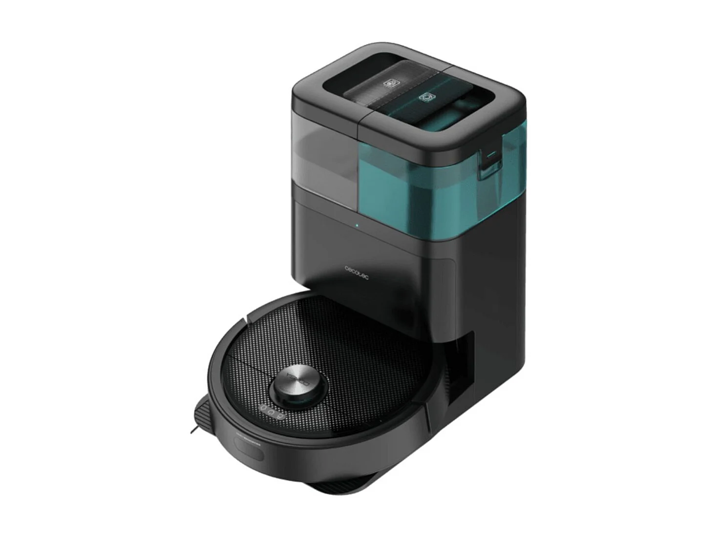 Robot aspirador Cecotec Conga 15090 Spin Arm Home&Wash 8000Pa App 3.0 base autovaciado negro