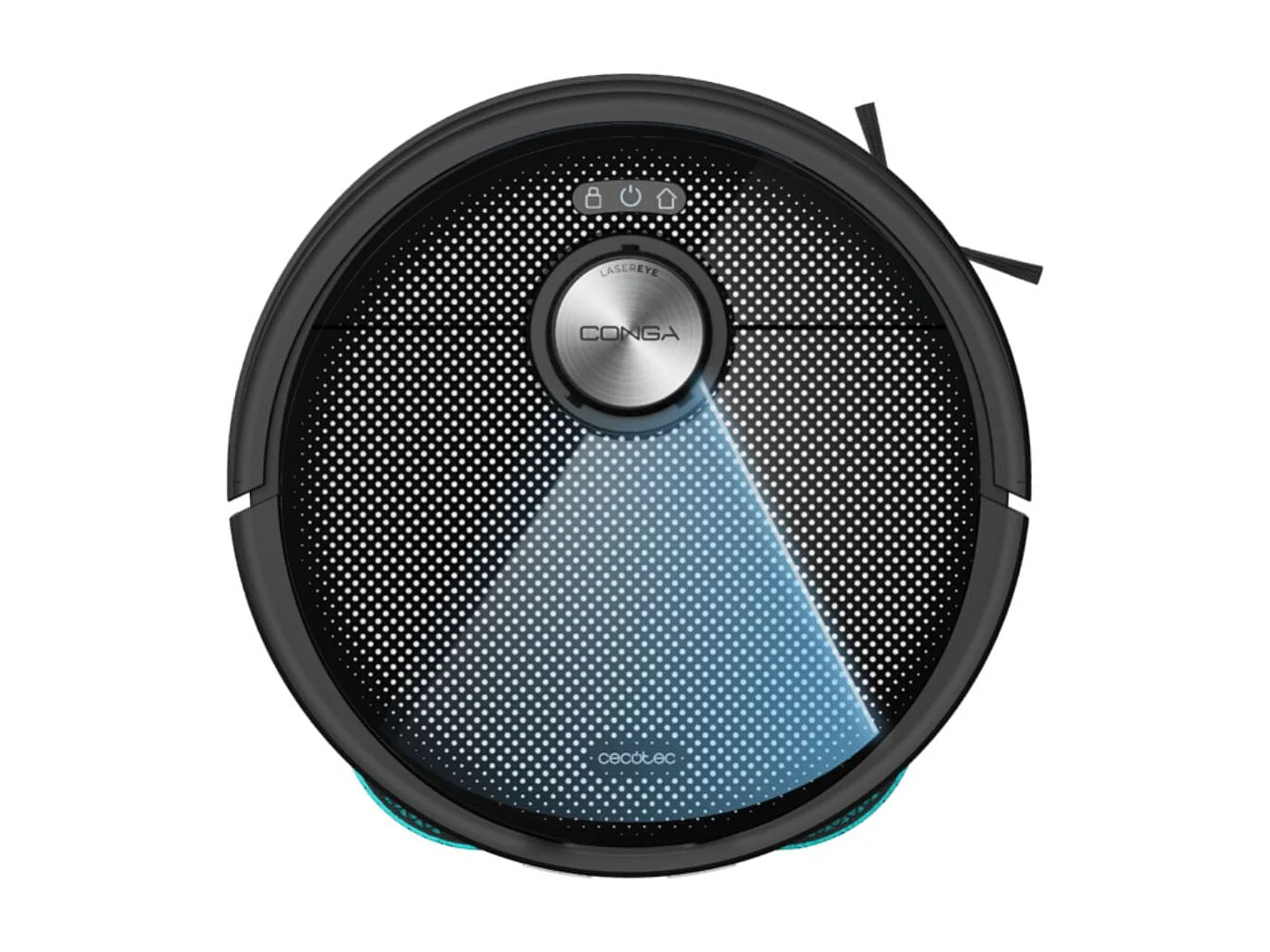 Robot aspirador Cecotec Conga 15090 Spin Arm Home&Wash 8000Pa App 3.0 base autovaciado negro