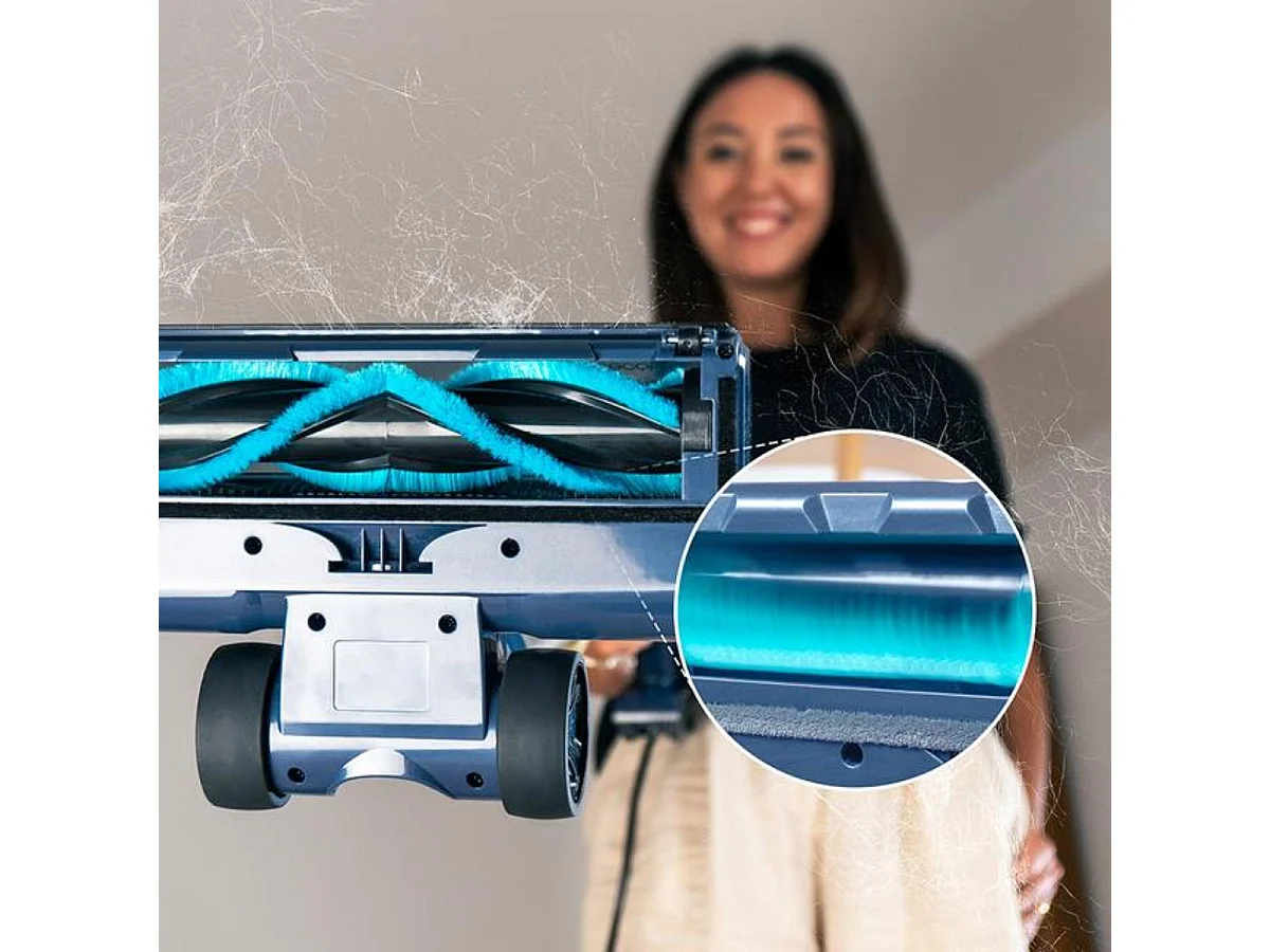 Aspirador vertical Conga Rockstar 800 Powerhead Titán 600W cepillo motorizado azul