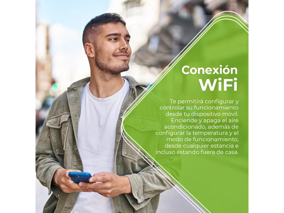 Aire acondicionado split AAAS1800W Aspes 4500 frigorías R32 WiFi A blanco