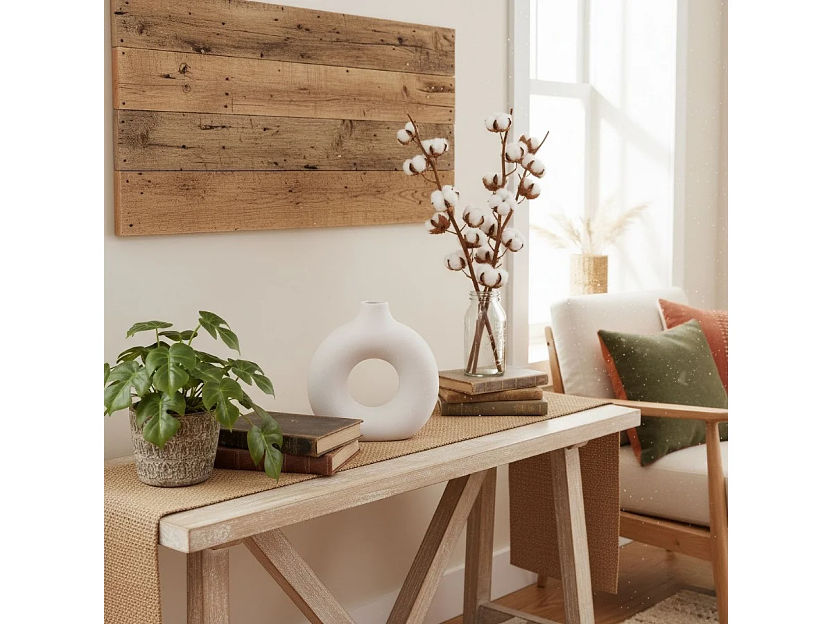 Jarrón Nora Vinthera cerámico blanco 23x21x5,5 cm