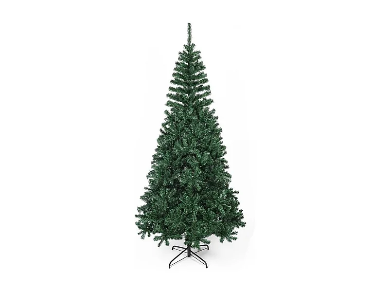 Árbol de navidad 400 ramas + base cruzada verde Ø85x150 cm