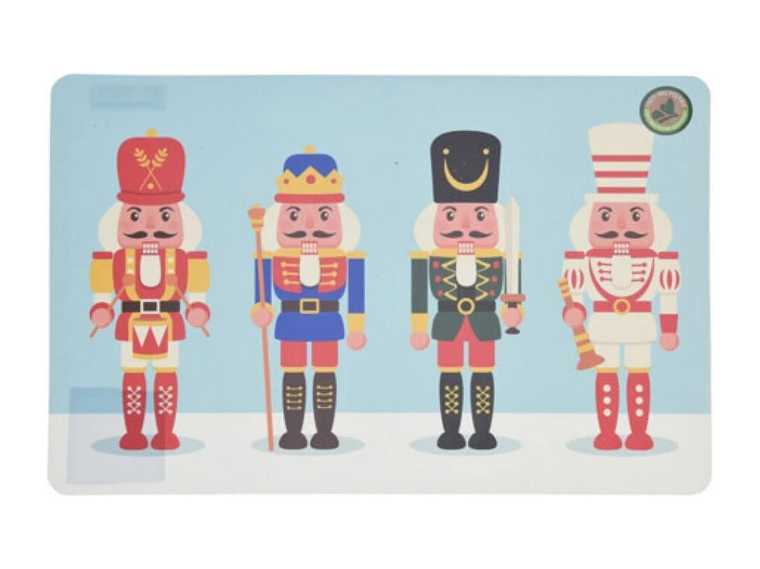 Mantel individual Laponia diseño cascanueces 28,5x43,5 cm