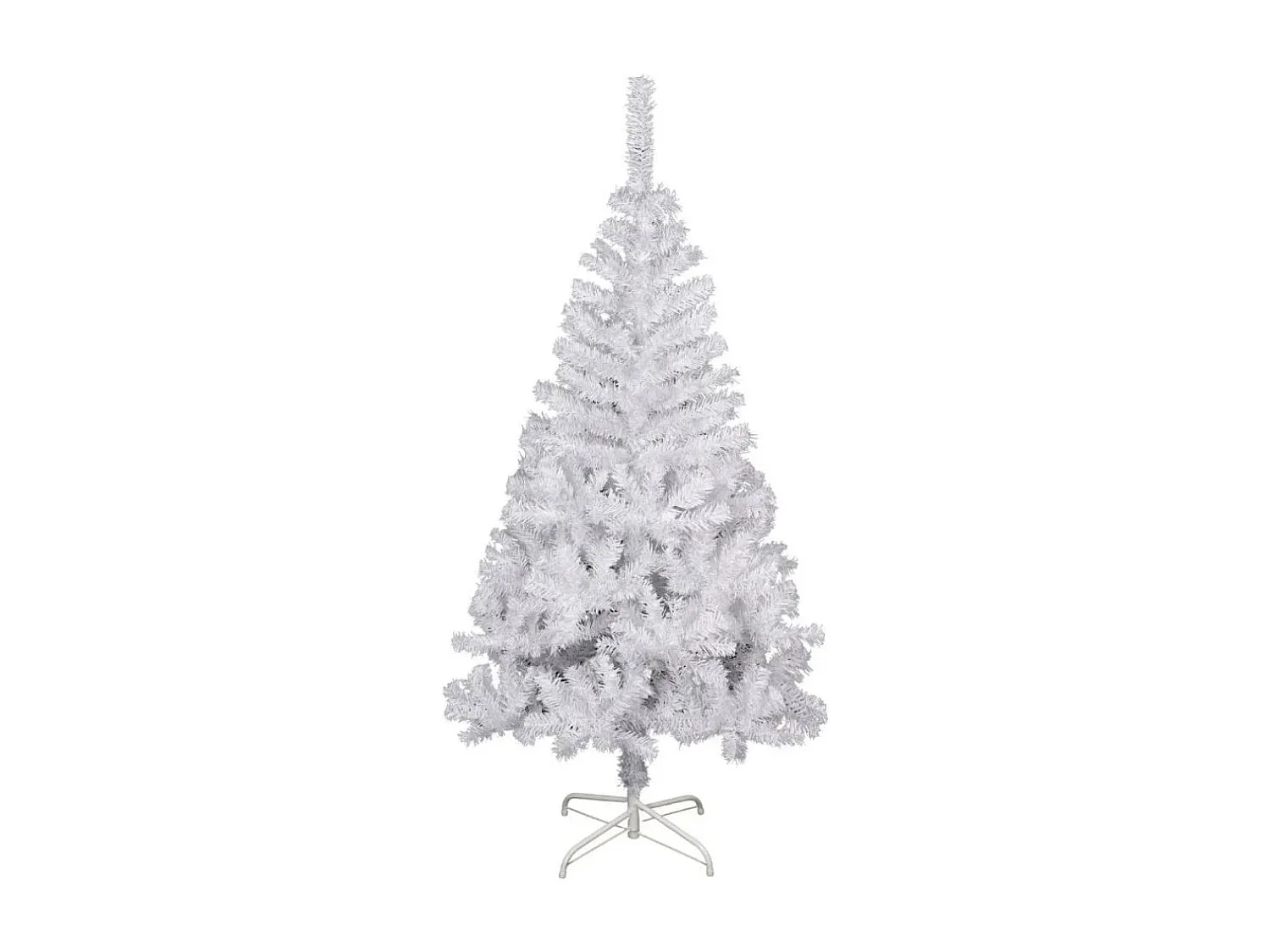 Árbol de navidad 400 ramas + base cruzada blanco Ø35x150 cm