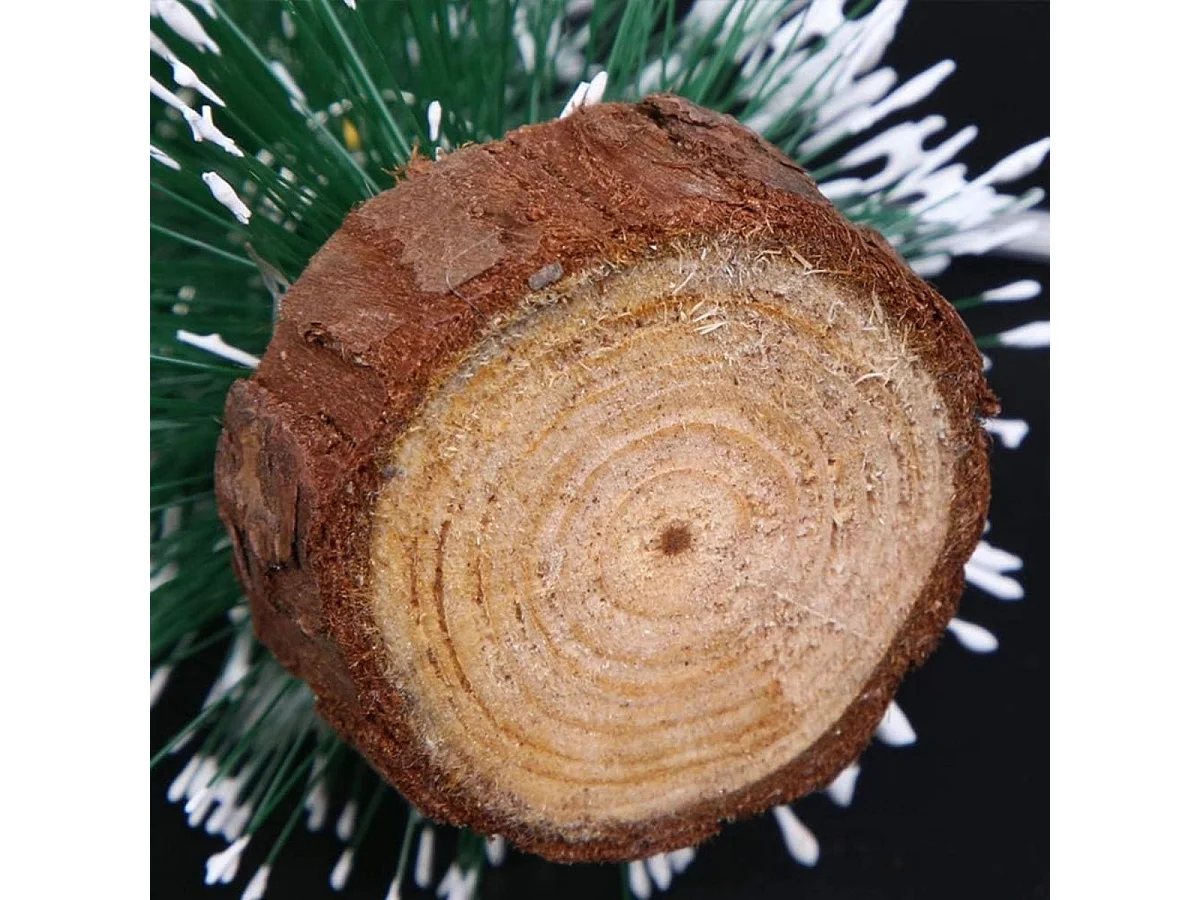 Figura decorativa Árbol de Navidad con luces LED verde 30 cm