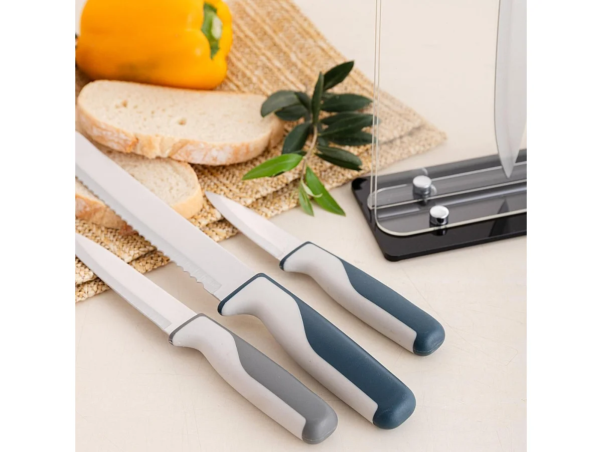 Tacoma de 5 cuchillos Oasis Quid diseño transparente acrílico