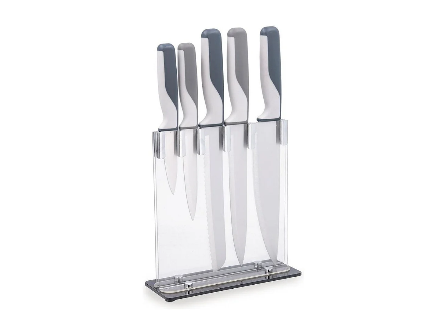 Tacoma de 5 cuchillos Oasis Quid diseño transparente acrílico