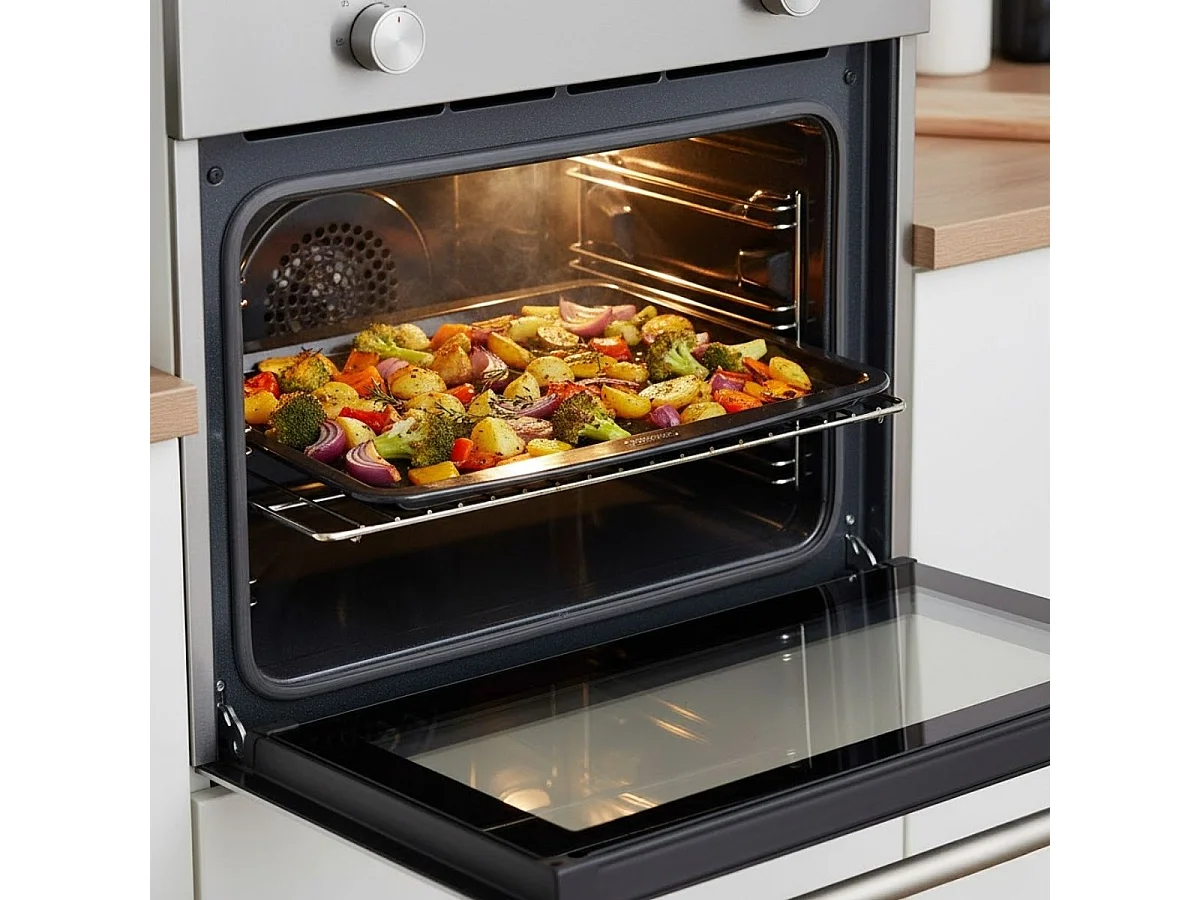 Bandeja de horno Glide Pyrex antiadherente metal negro 34x25 cm