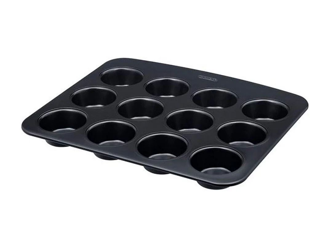 Molde para 12 magdalenas Glide Pyrex bandeja horno acero negro