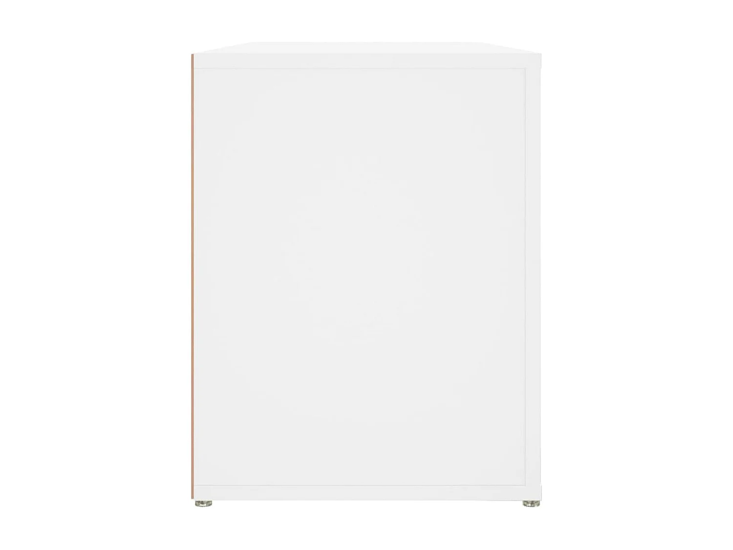 Banco zapatero Macarena 2 estantes blanco 45x100x35 cm