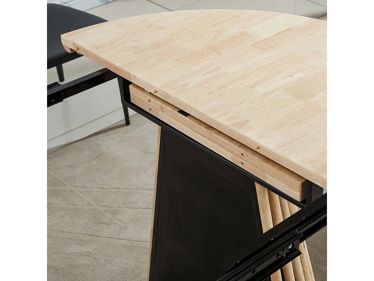 Mesa de comedor Grove redonda extensible nordish Ø100x76 cm Adec