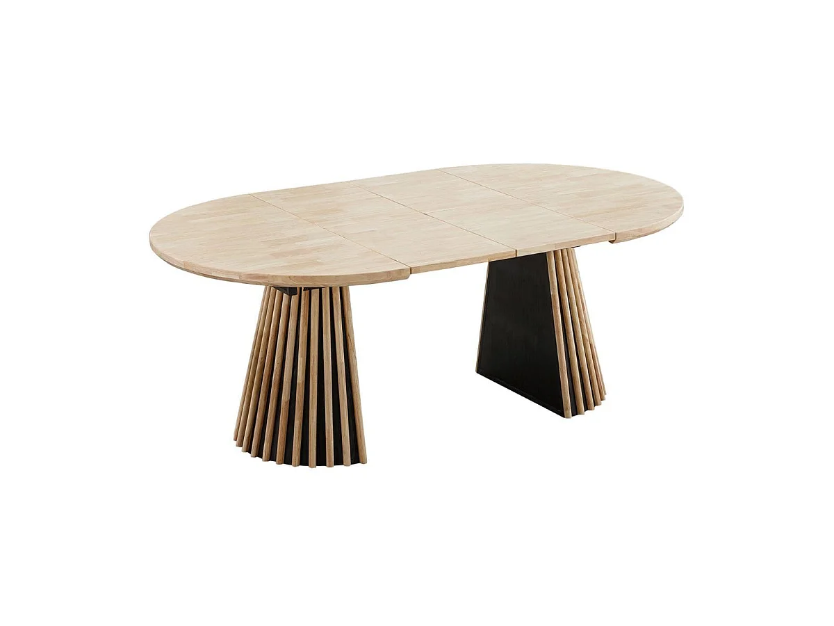 Mesa de comedor Grove redonda extensible nordish Ø100x76 cm Adec