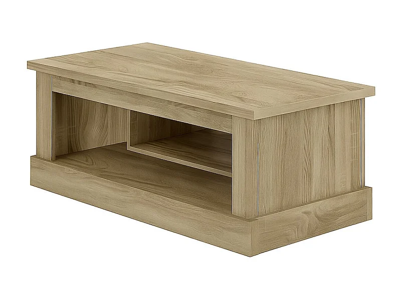 Mesa de centro Chellen 2 compartimentos cambria 45,2x110x60 cm