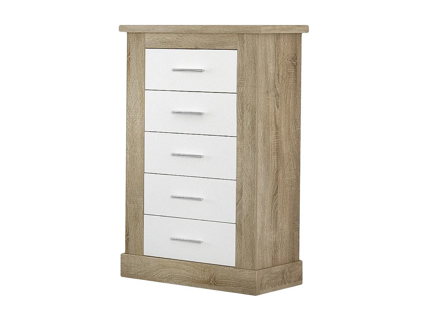 Sinfonier Chellen 5 cajones cambria/blanco107x66x39,6 cm