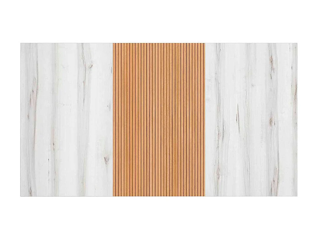 Cabecero Arles rayado/blanco mate 90x159 cm