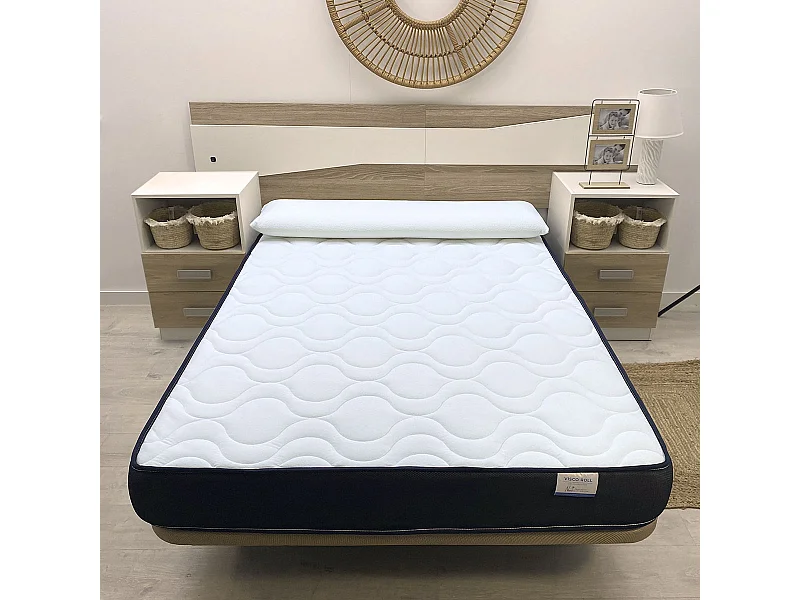 Colchón Noah Visco Roll con viscoelástica enrollado 160x190 cm