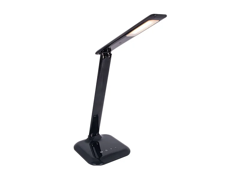 Flexo de sobremesa Python Lumit luz LED 500lm negro 33x32x15 cm