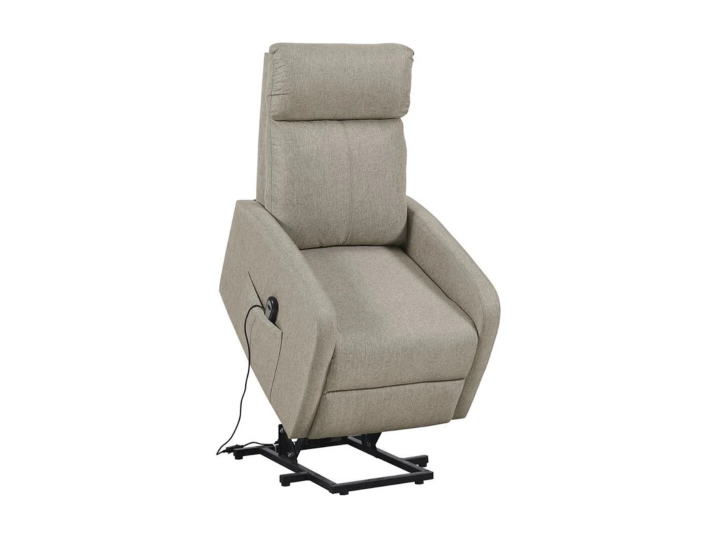 Sillón relax Elevador Life reclinable beige 104x64x93 cm Adec