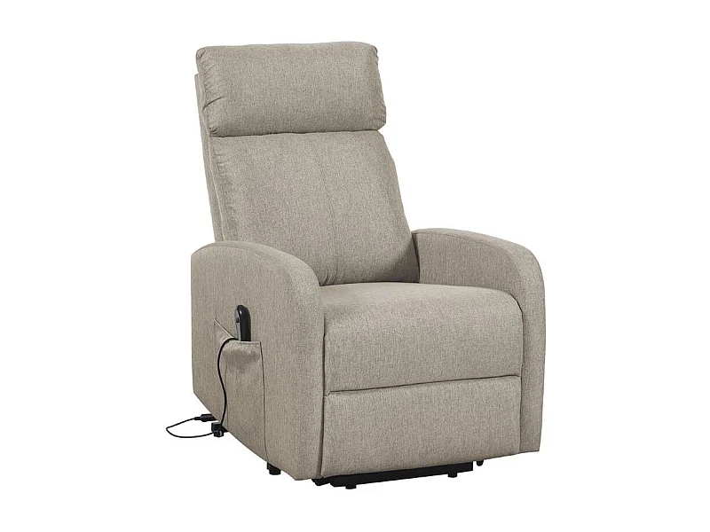 Sillón relax Elevador Life reclinable beige 104x64x93 cm Adec