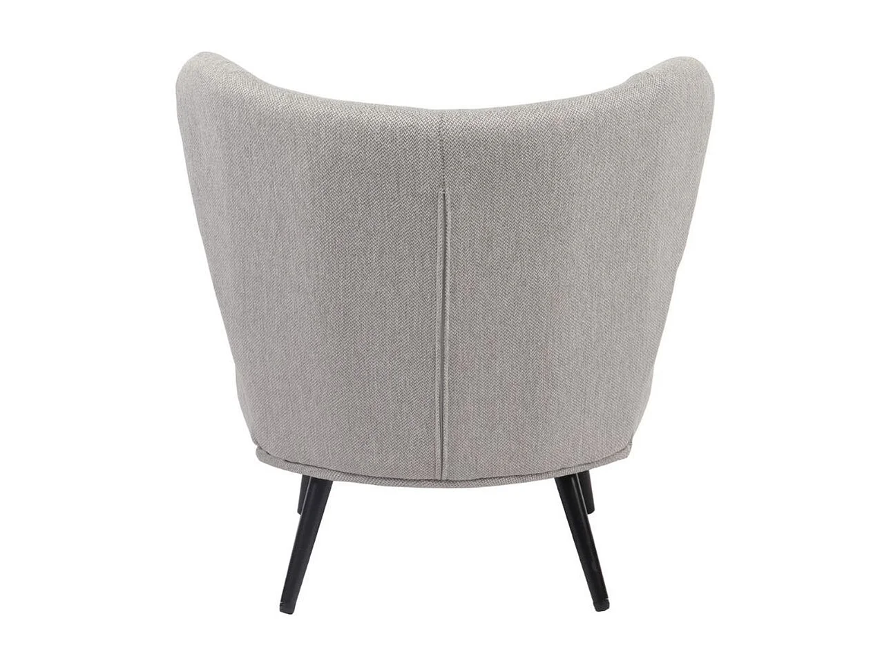 Butaca Elle respaldo circular gris 76x73,5x78 cm Adec