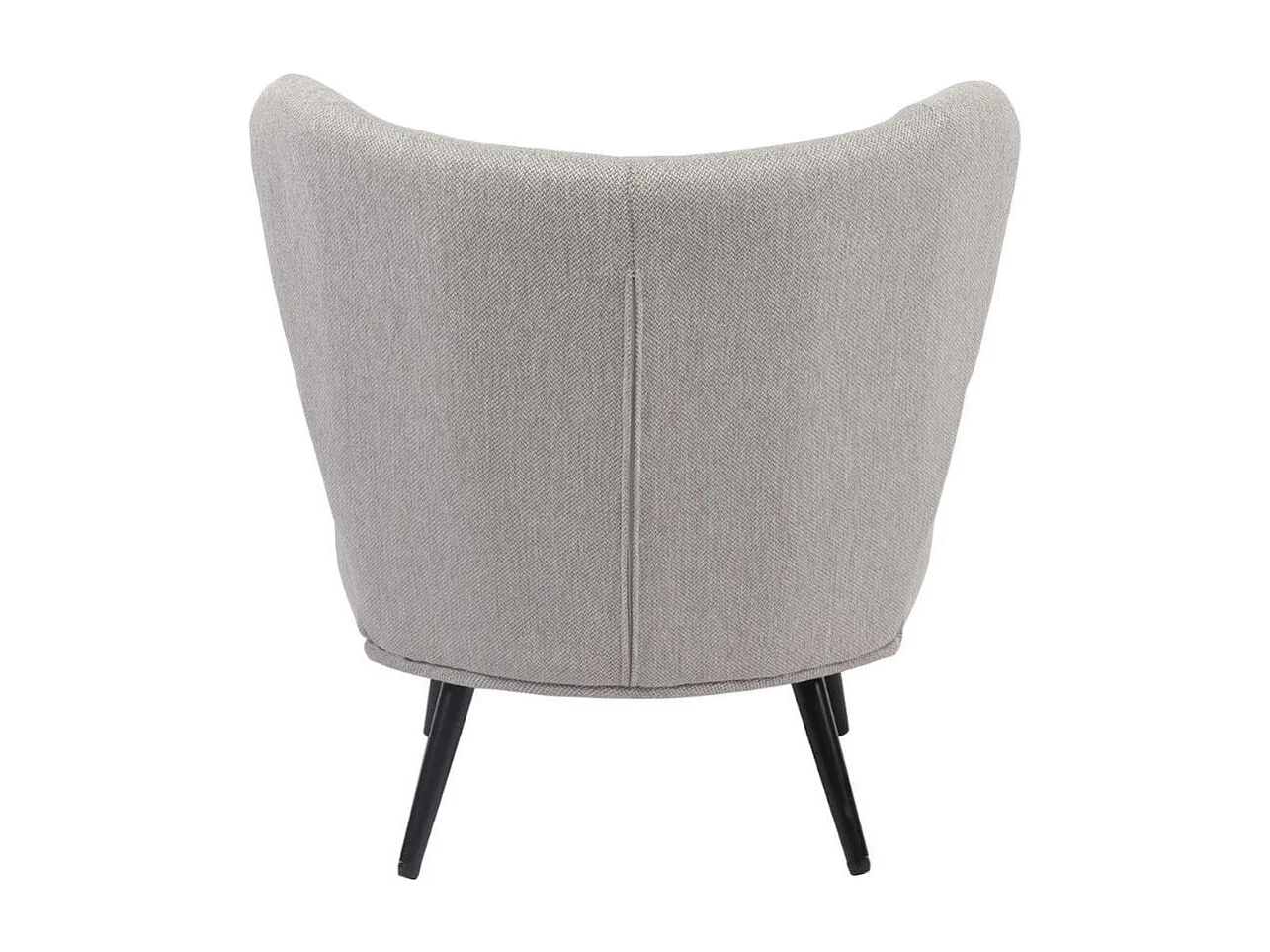 Butaca Elle respaldo circular gris 76x73,5x78 cm Adec