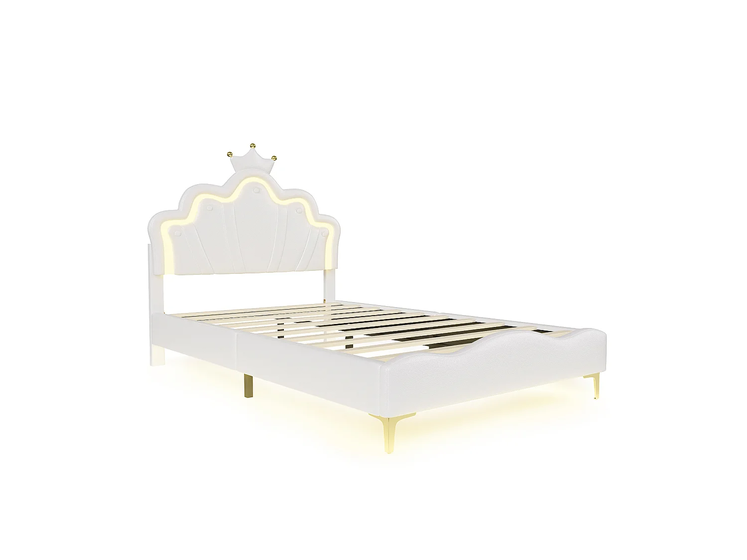 Cama tapizada 160x200 cm, estructura de cama doble con resorte de gas, canapé y somier de láminas, cabecero regulable en altura, terciopelo, beige