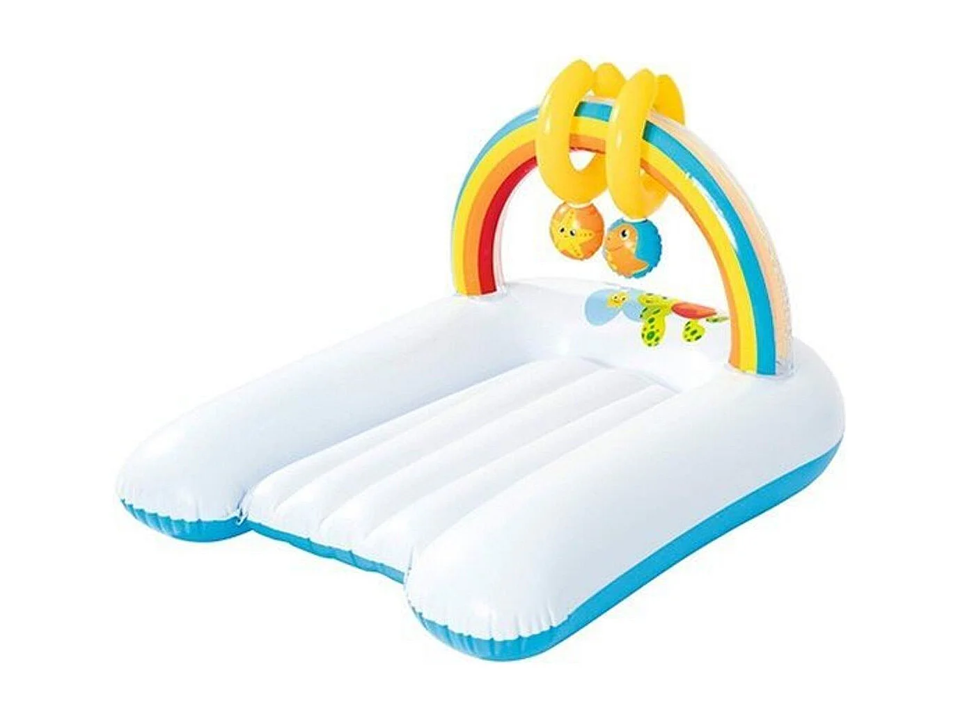Colchoneta hinchable cambiador Bestway con juguetes sonoros 81 x 63 cm