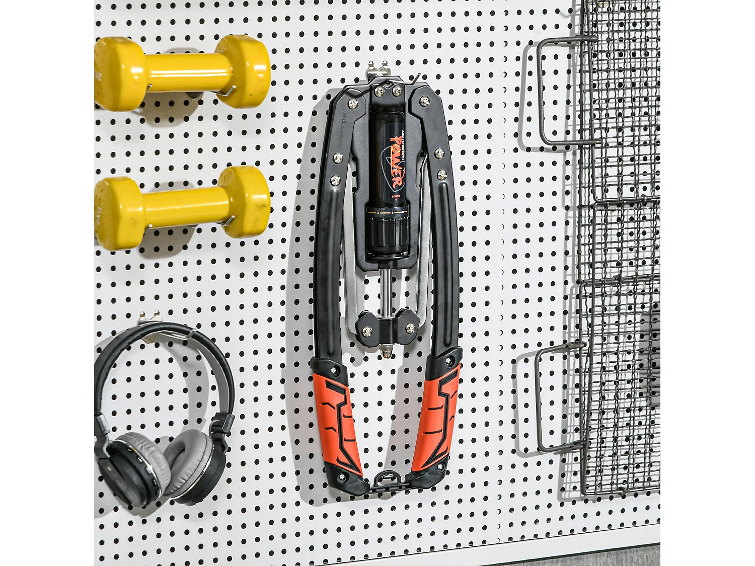 Musculation avant bras barre twister réglable 10-200 Kg acier noir