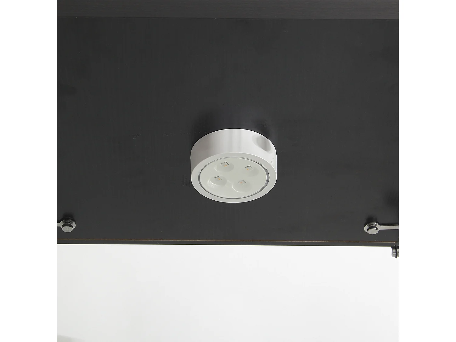 Vitrina de vidrio de doble capa con puerta, estantería independiente para sala de estar, dormitorio, oficina, 40,4 x 36,5 x 86,2 cm, color negro