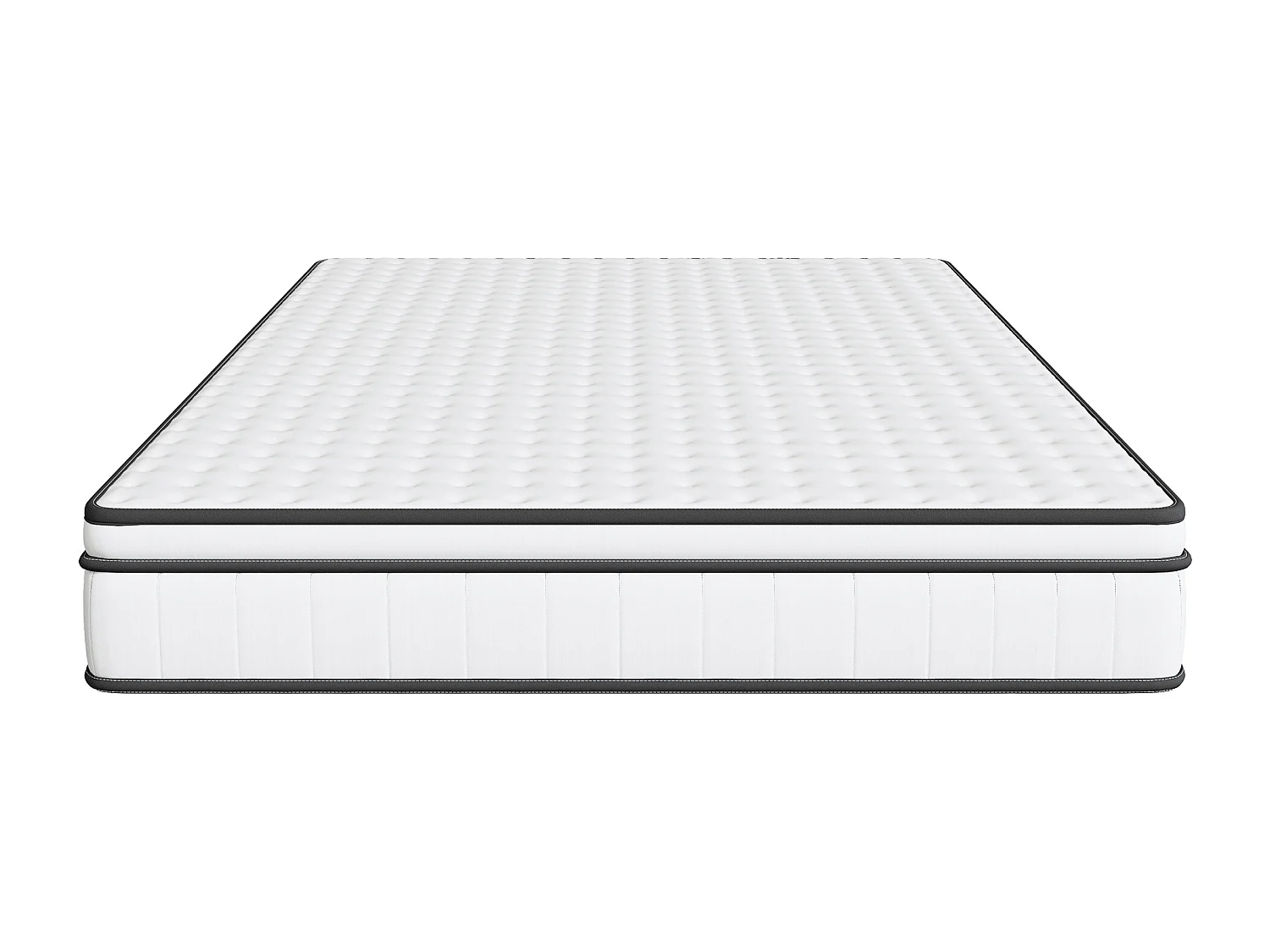 Matelas 140 x 200 cm - hauteur 25 cm - en mousse froide - ergonomique - à ressorts ensachés - pour enfants et adultes