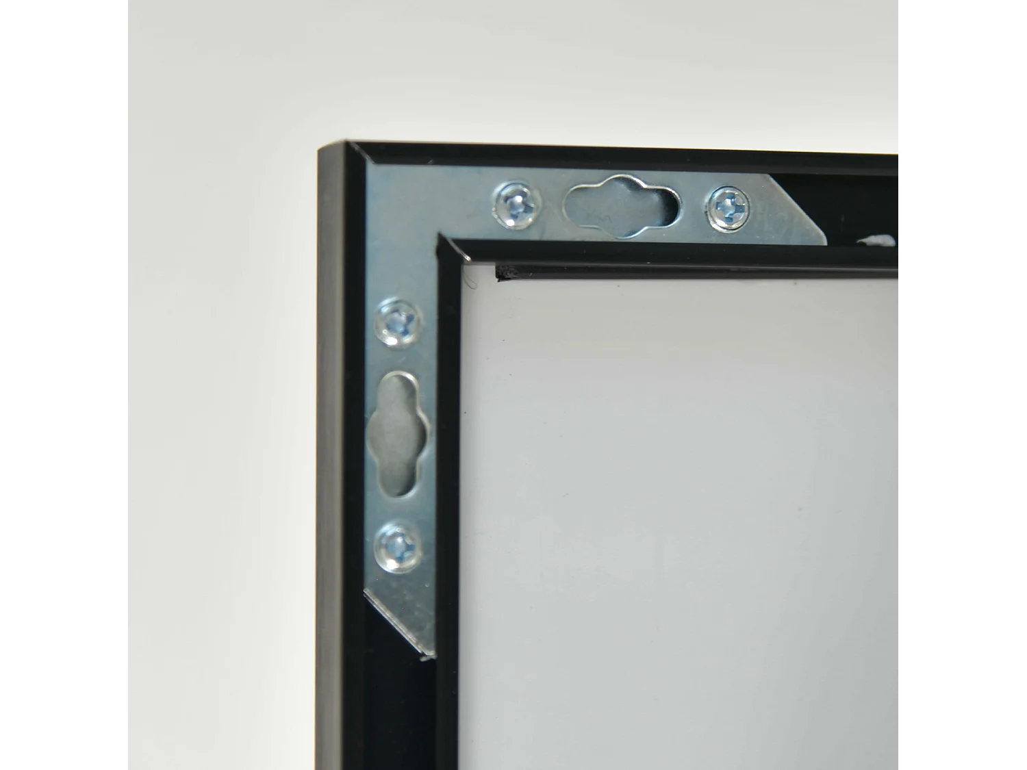 Miroir sur pied - Cadre en métal - 180 x 80 cm - rectangle - pour salon ou dressing - noir