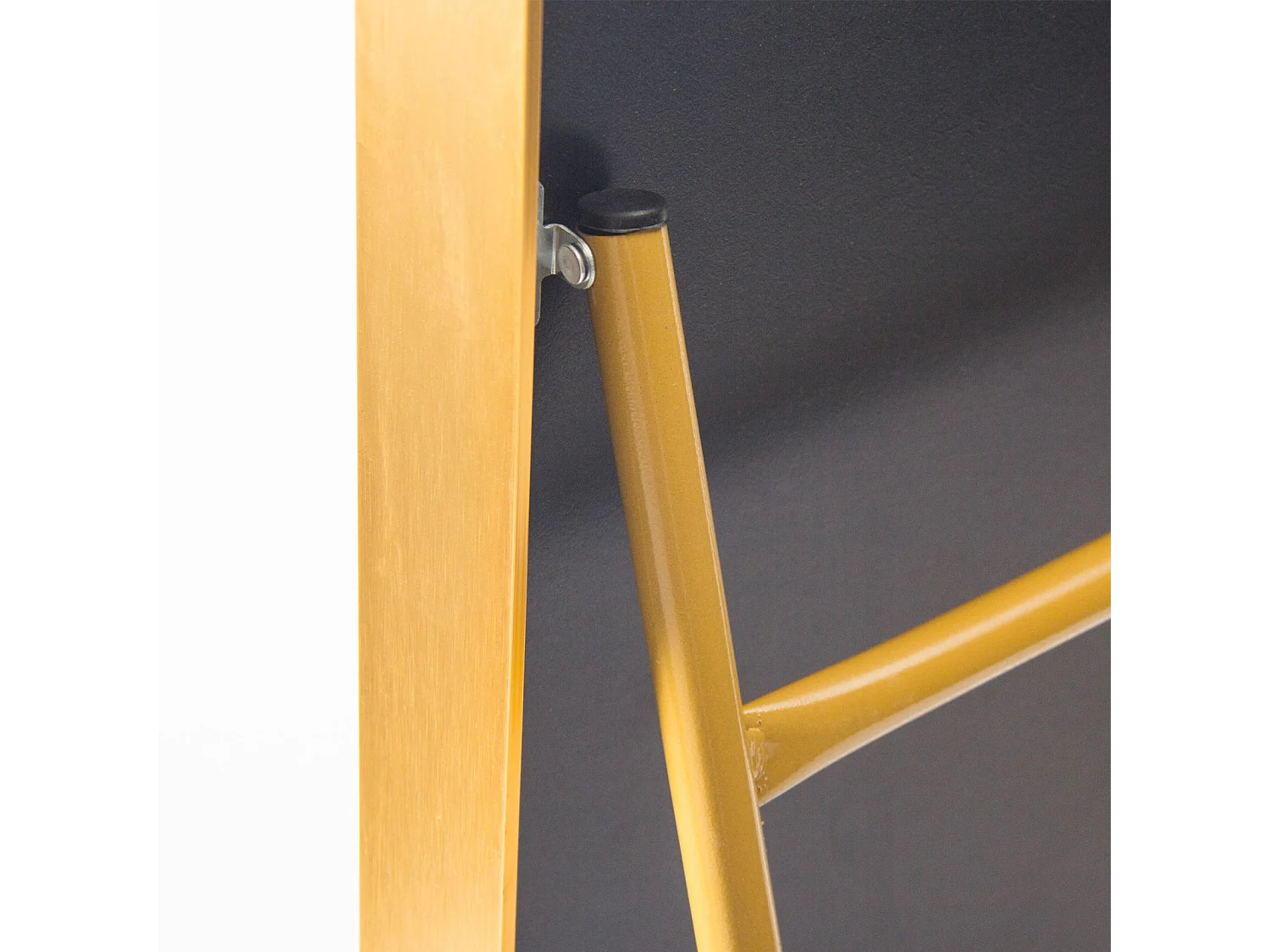 Miroir sur pied - 165 x 60 cm - Cadre en métal - arc - pour salon ou dressing - Or