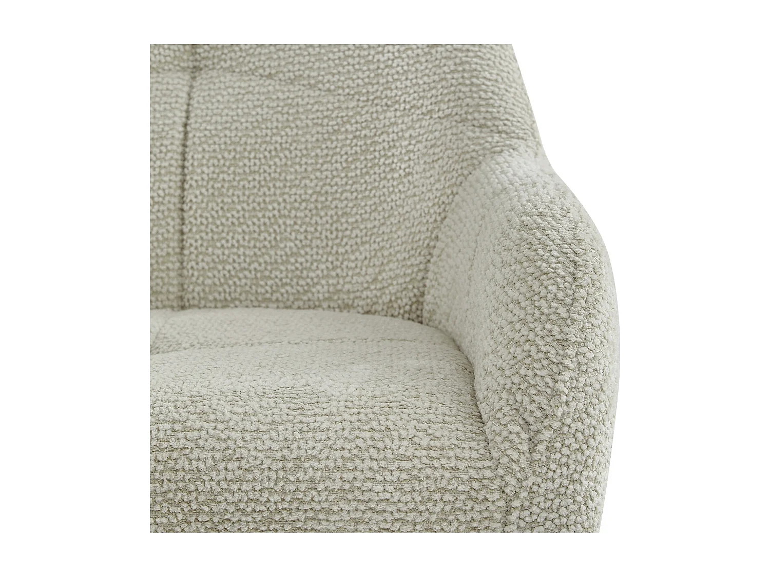 LEA-Sedia da bar in tessuto Ikon Beige (x2)