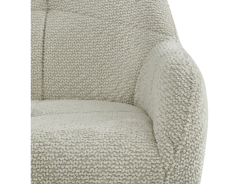 LEA-Silla de bar de tela Ikon Beige (x2)