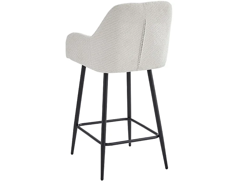 LEA-Set di 2 sgabelli da bar Ikon color lino
