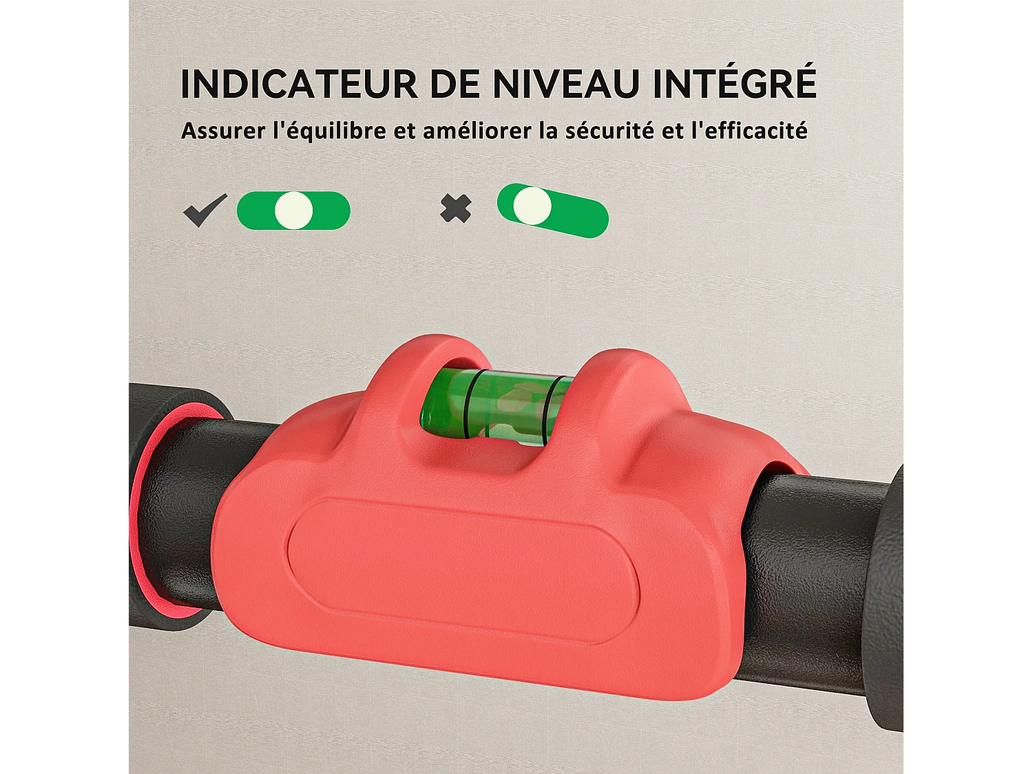 Barre de Traction SPORTNOW Réglable de 79 à 98 cm, Support à 6 Points, Capacité 225 kg - Noir