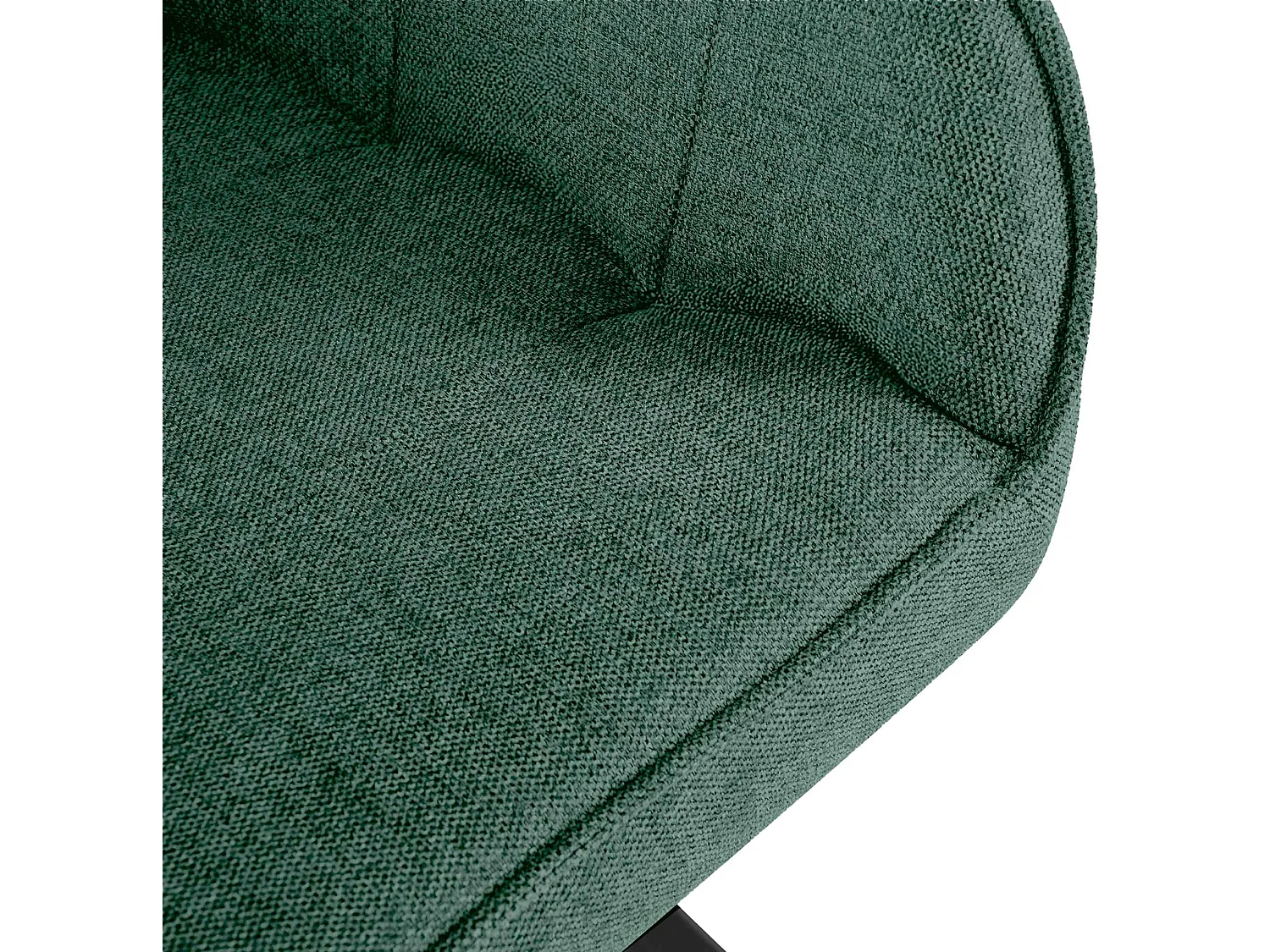 chaise salle à manger - Tissu - Vert - Pettuli