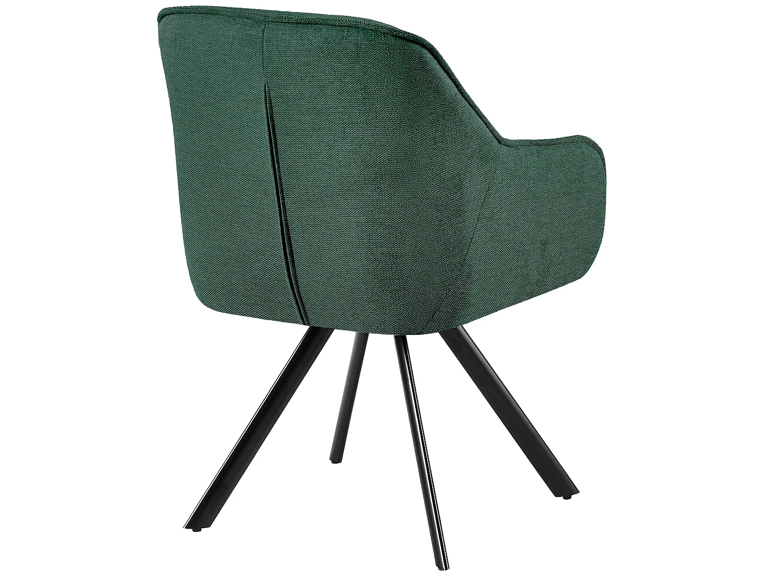 chaise salle à manger - Tissu - Vert - Pettuli