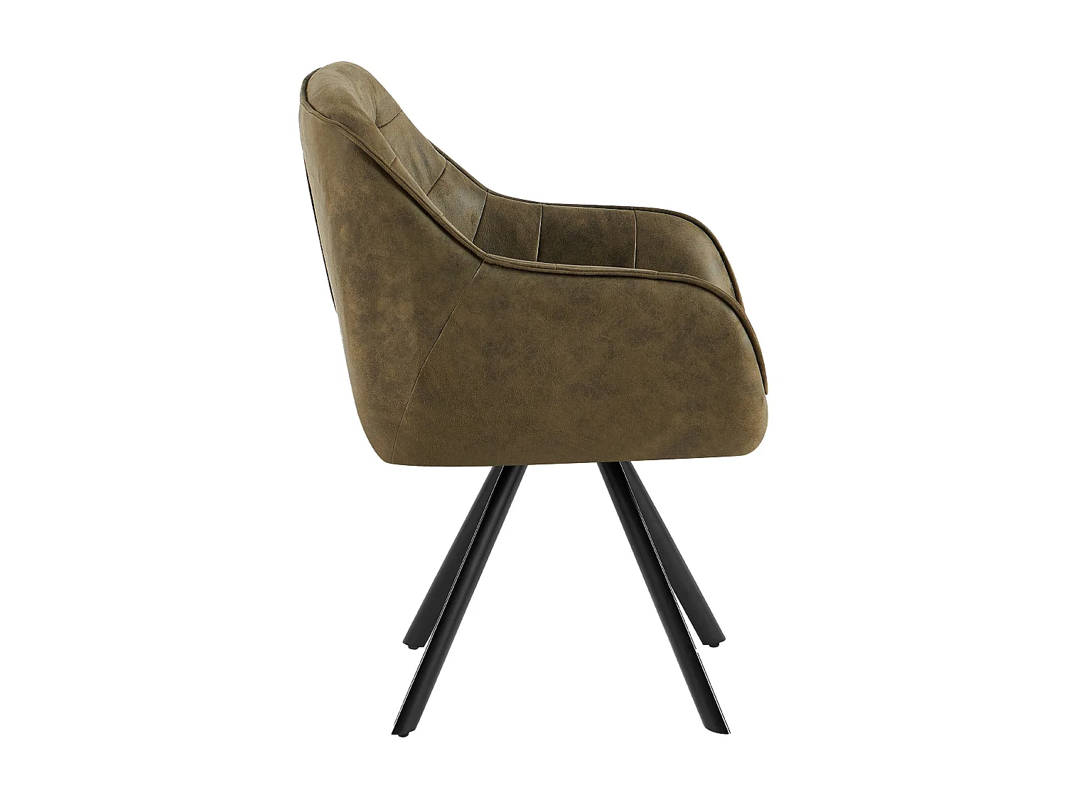 chaise salle à manger - Similicuir - Vert antique - Pettuli